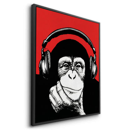 Chimpanzee  DJ - Canvas