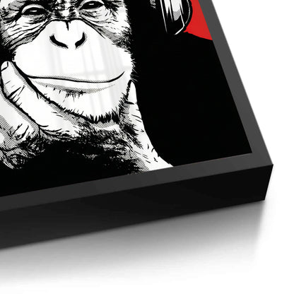 Chimpanzee  DJ - Fine Art