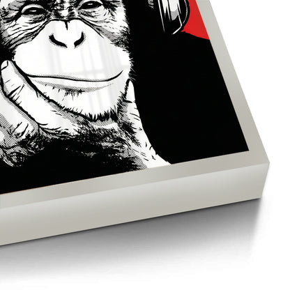 Chimpanzee  DJ - Fine Art