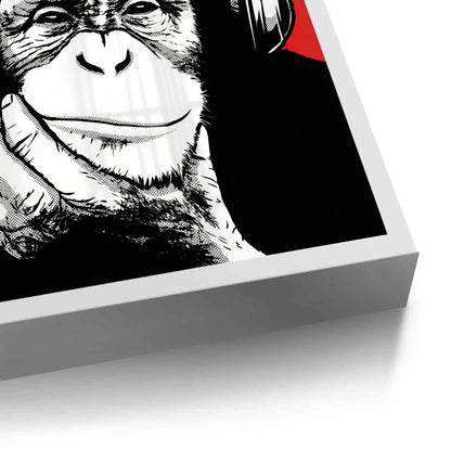 Chimpanzee  DJ - Fine Art
