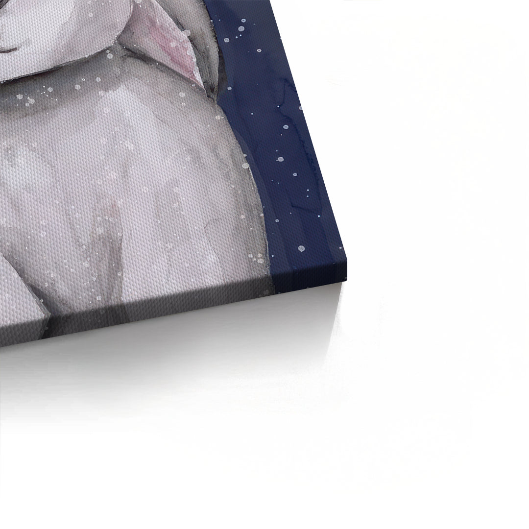 2Christmas Bunny - Canvas