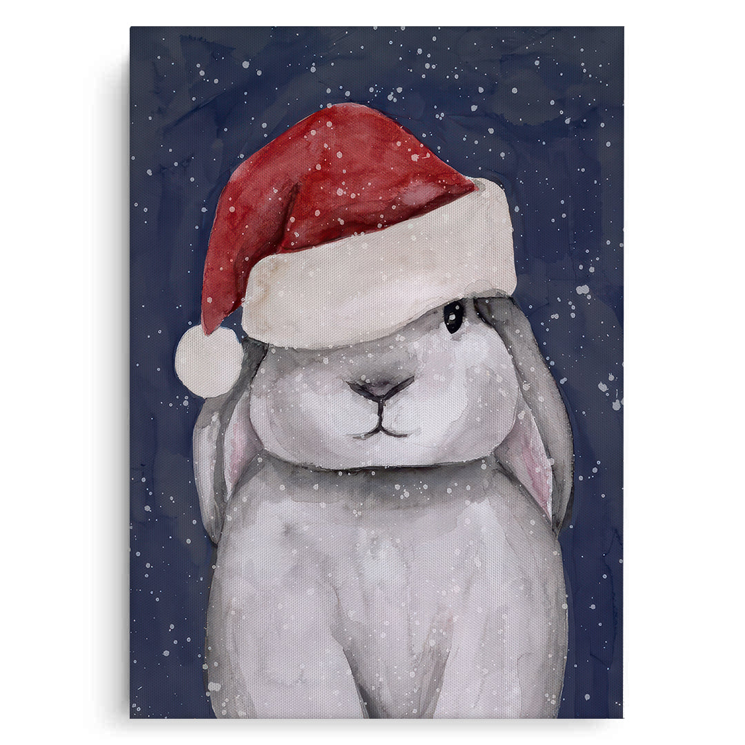 2Christmas Bunny - Canvas