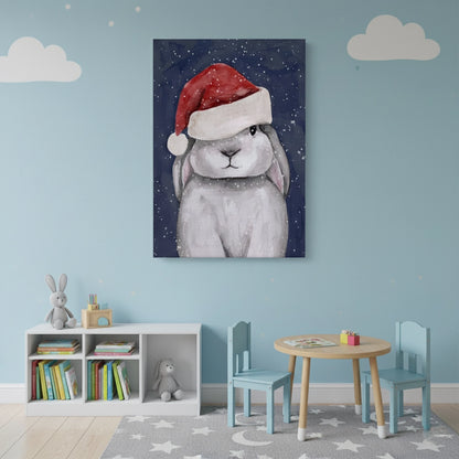 Christmas Bunny - Canvas