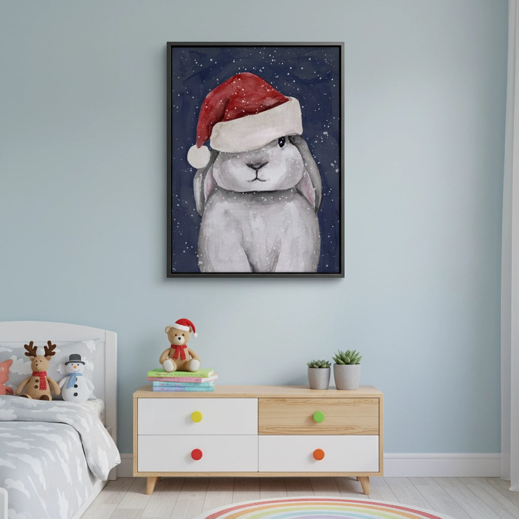 2Christmas Bunny - Canvas