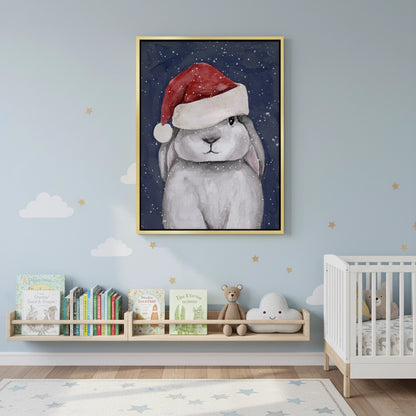 Christmas Bunny - Canvas