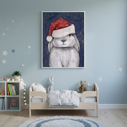 Christmas Bunny - Fine Art