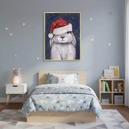 Christmas Bunny - Fine Art