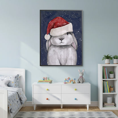 Christmas Bunny - Fine Art