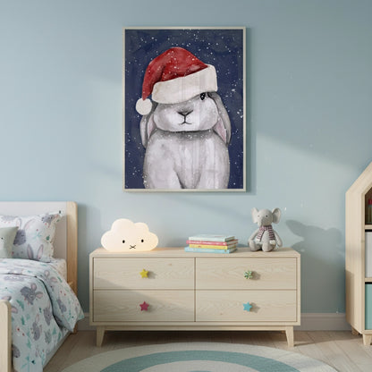 Christmas Bunny - Fine Art