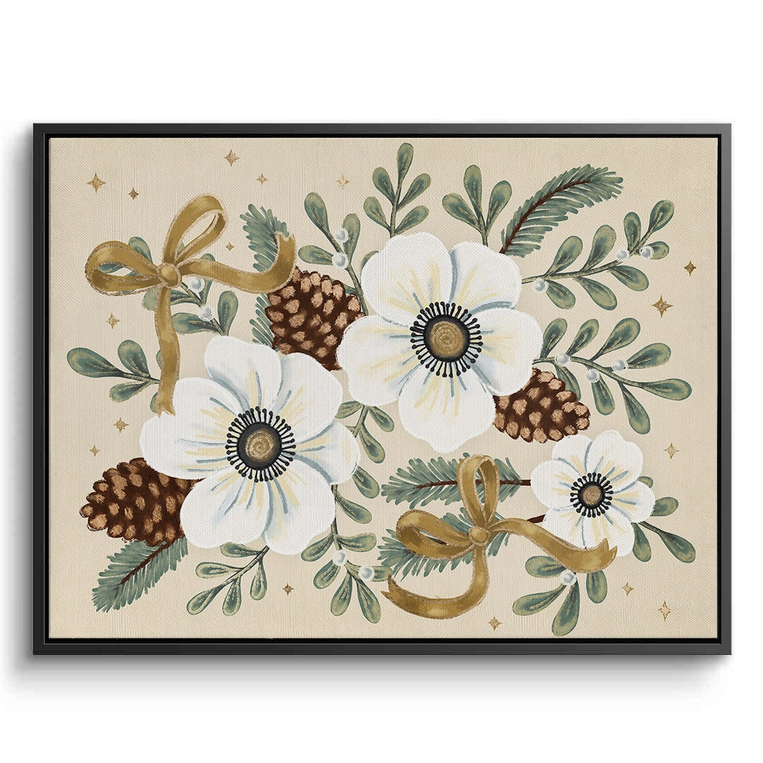 2Christmas Floral - Canvas