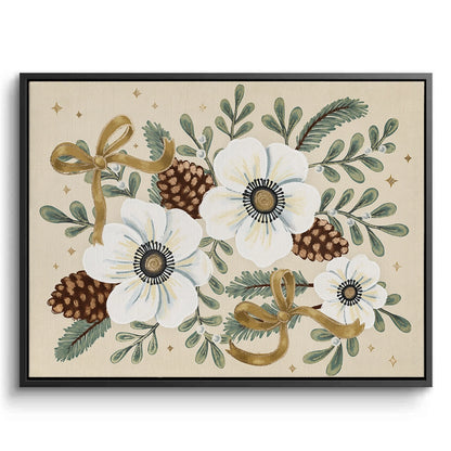 Christmas Floral - Canvas