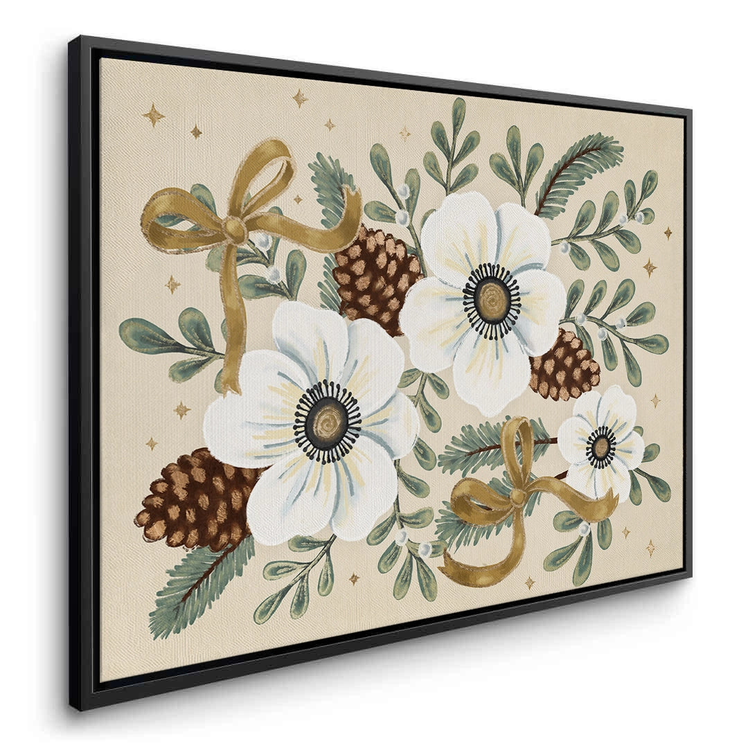 2Christmas Floral - Canvas