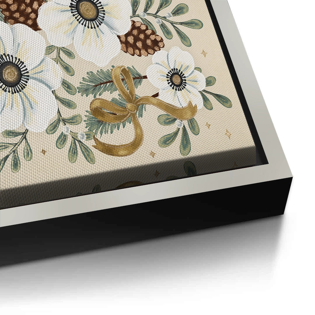 2Christmas Floral - Canvas