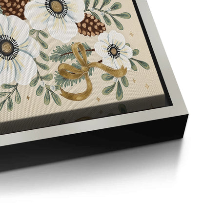 Christmas Floral - Canvas