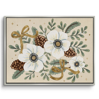 Christmas Floral - Canvas