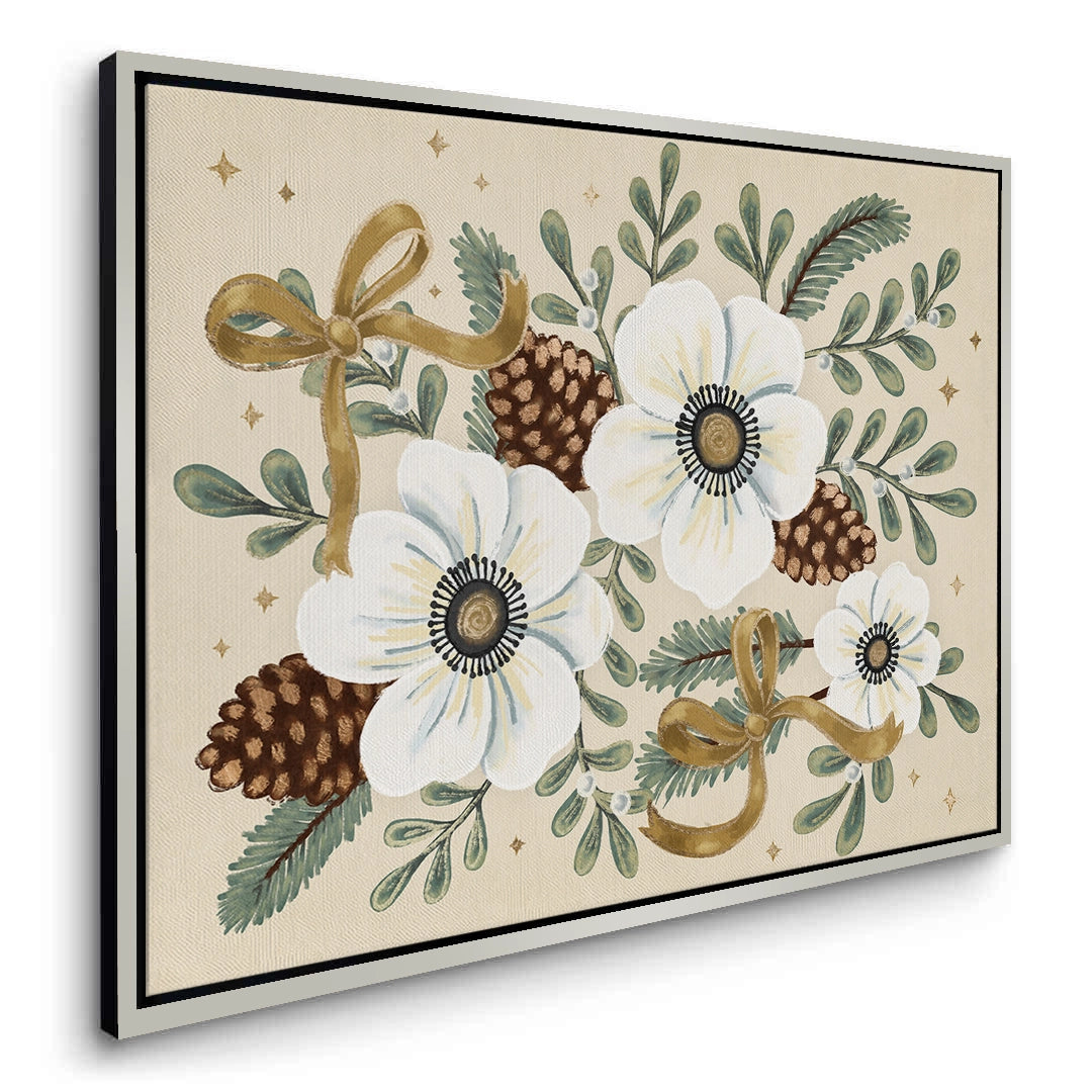 2Christmas Floral - Canvas