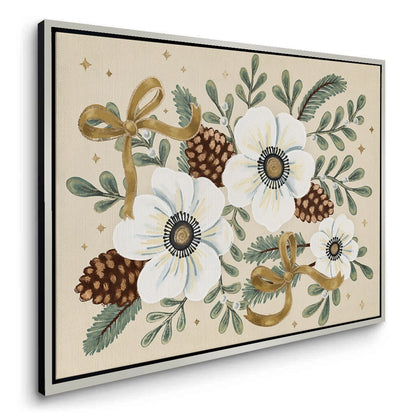 Christmas Floral - Canvas