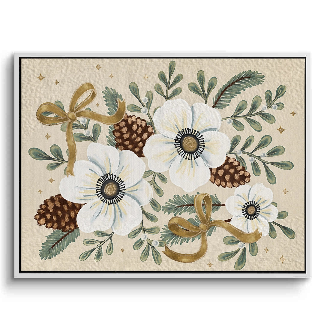 2Christmas Floral - Canvas