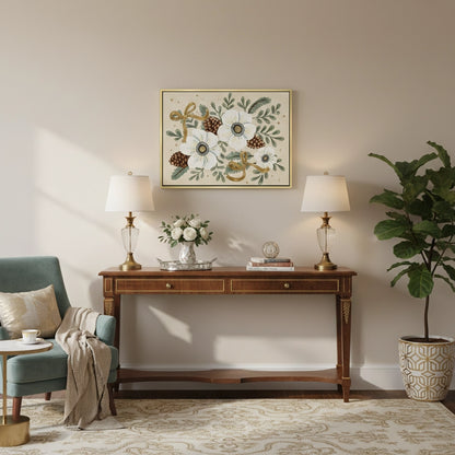 Christmas Floral - Canvas