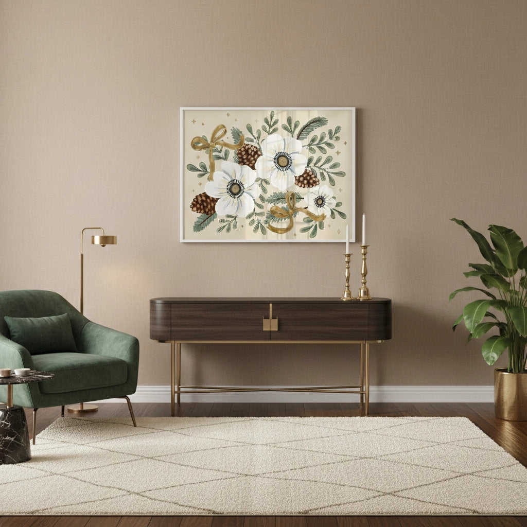 2Christmas Floral - Fine Art