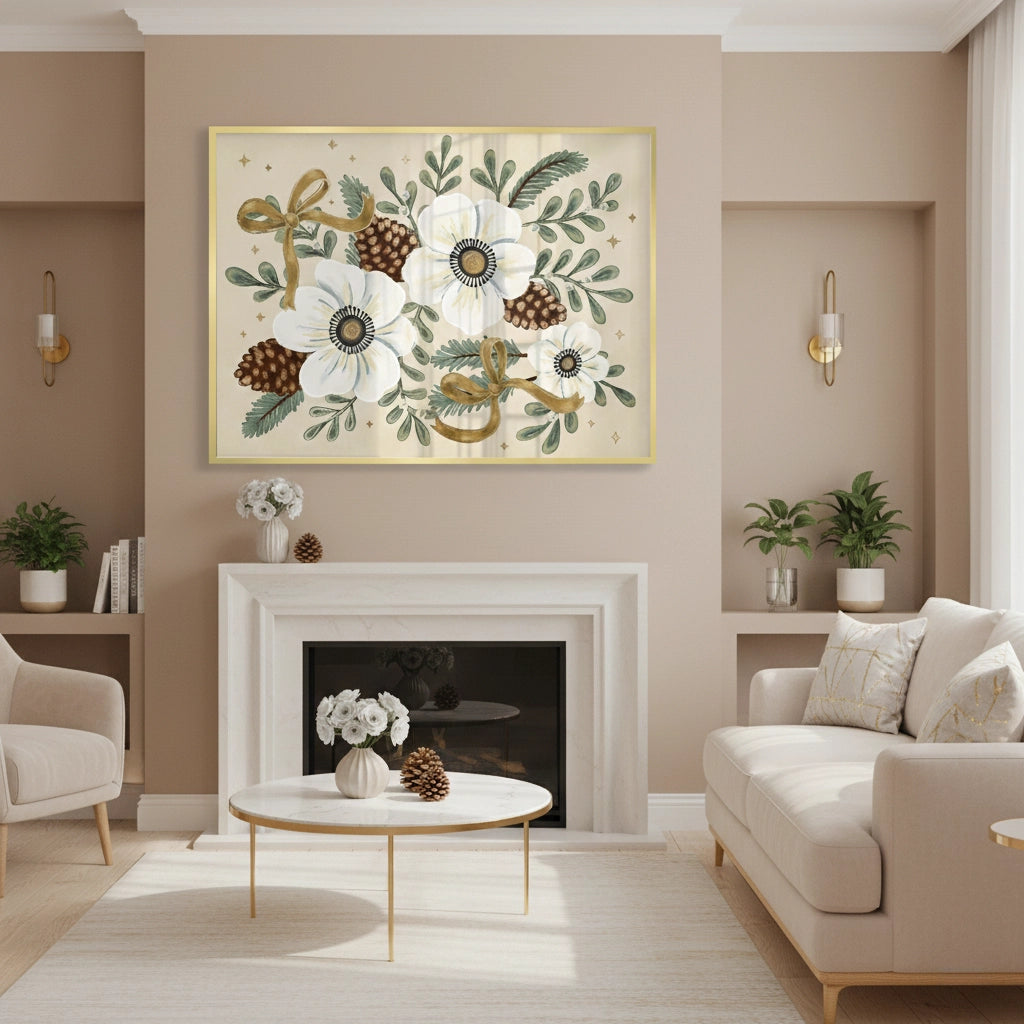 2Christmas Floral - Fine Art