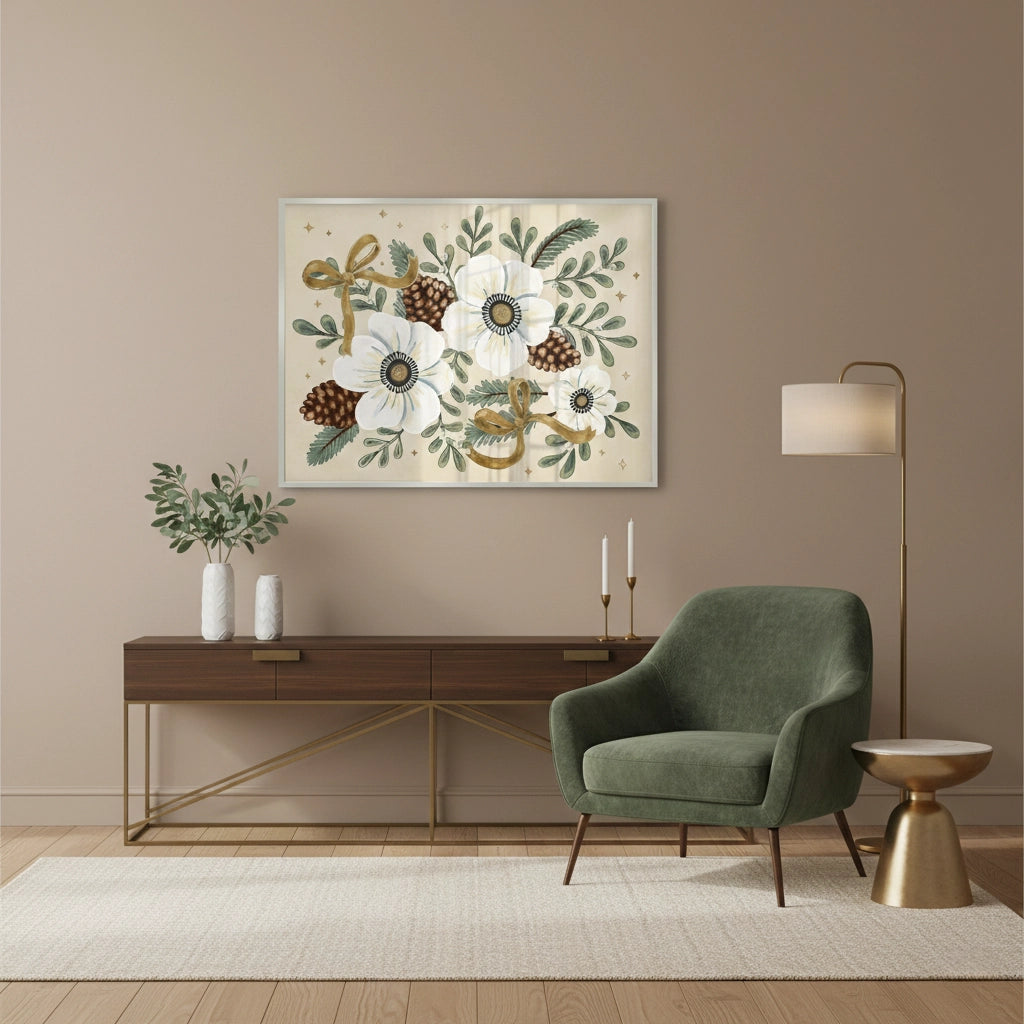 2Christmas Floral - Fine Art