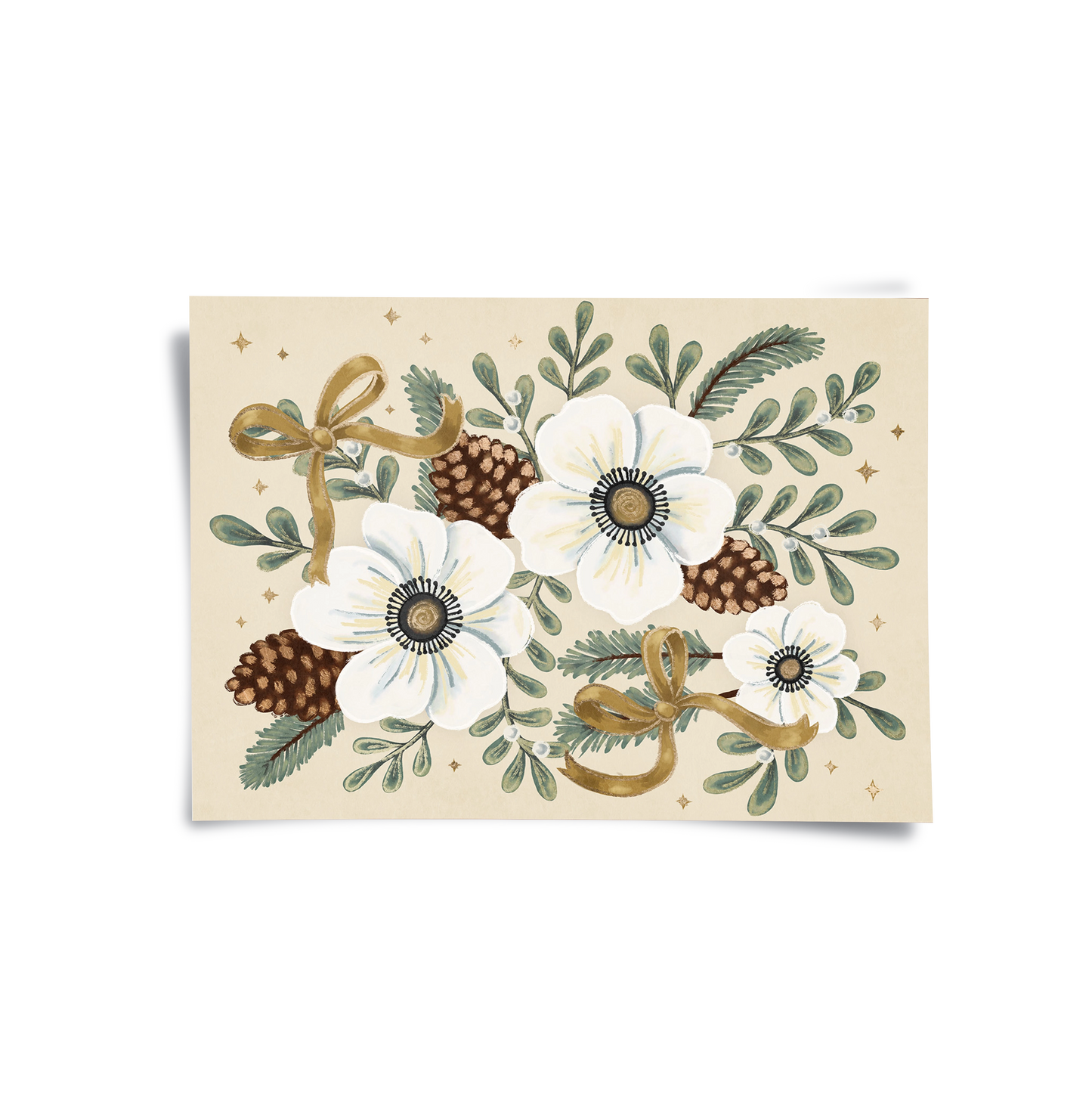 2Christmas Floral - Poster