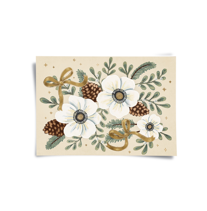 Christmas Floral - Poster