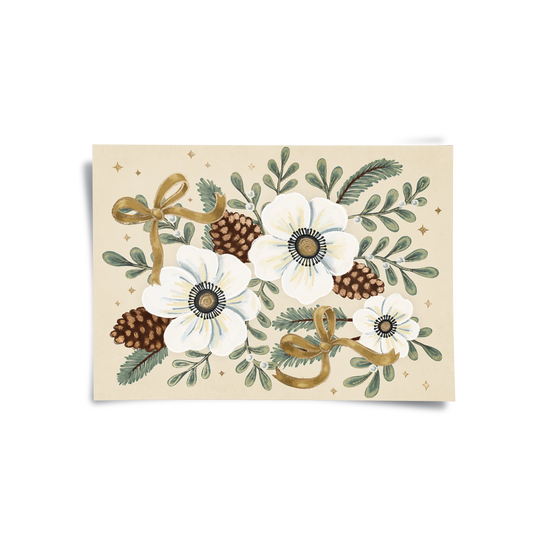 Christmas Floral - Poster