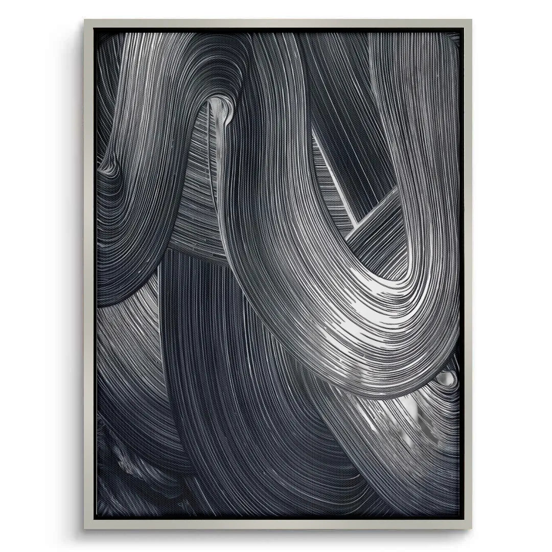 2Chrome Stroke Set of 2 - Canvas