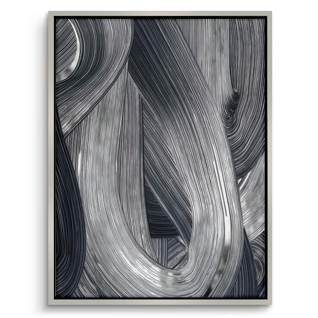 2Chrome Stroke Set of 2 - Canvas