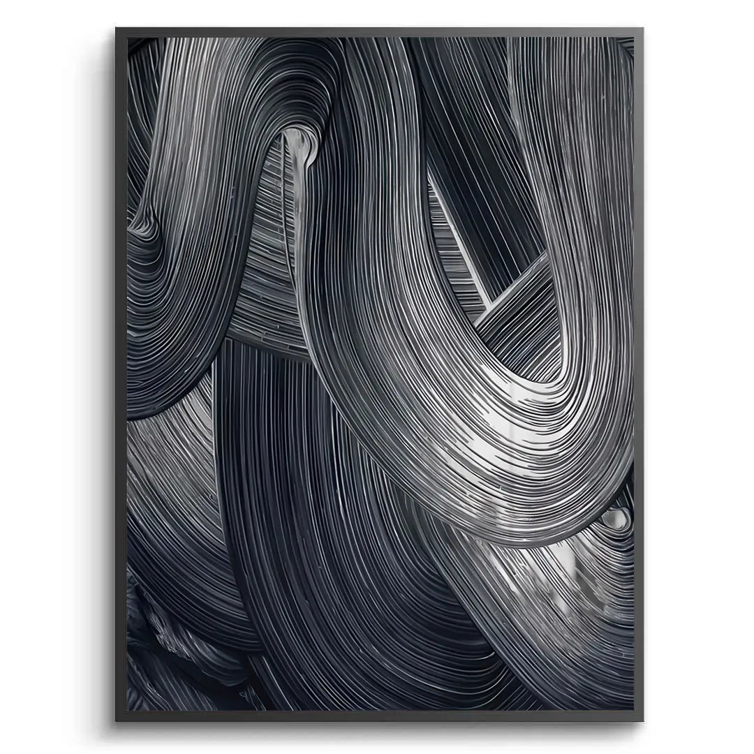 Chrome Stroke Set of 2 - Fine Art - Jasmineart.ae