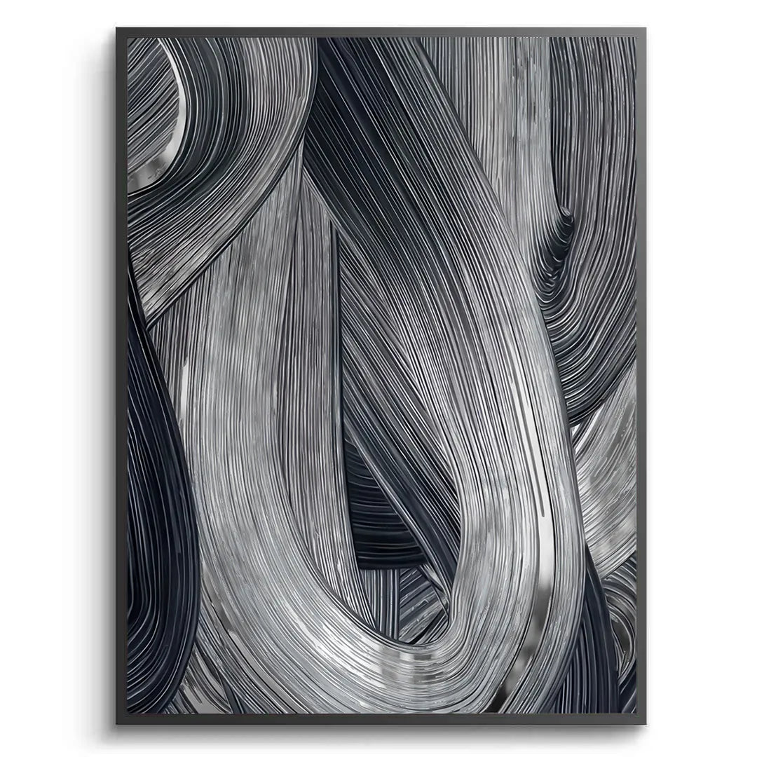 Chrome Stroke Set of 2 - Fine Art - Jasmineart.ae
