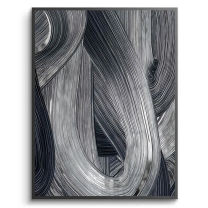 Chrome Stroke Set of 2 - Fine Art