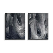 Chrome Stroke Set of 2 - Fine Art - Jasmineart.ae