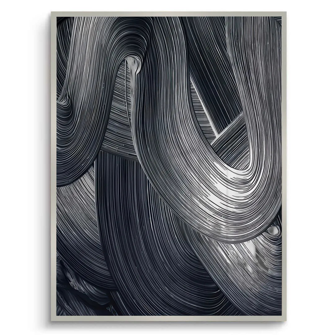 Chrome Stroke Set of 2 - Fine Art - Jasmineart.ae