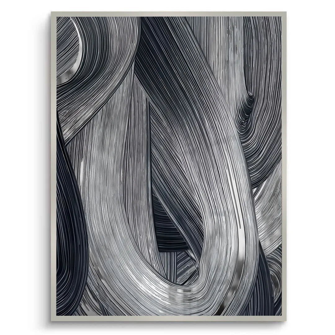 Chrome Stroke Set of 2 - Fine Art - Jasmineart.ae