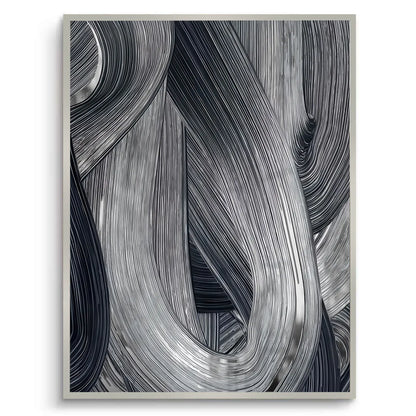 Chrome Stroke Set of 2 - Fine Art