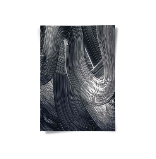 Chrome Stroke Set of 2 - Poster