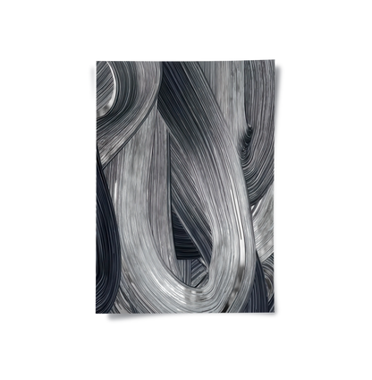 Chrome Stroke Set of 2 - Poster