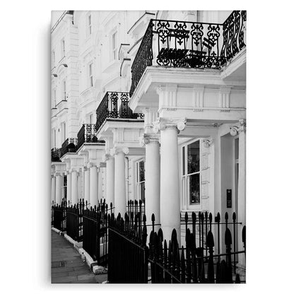 Classic London Townhouses - Canvas