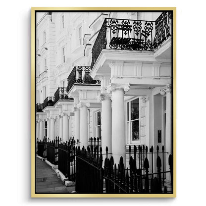 Classic London Townhouses - Canvas