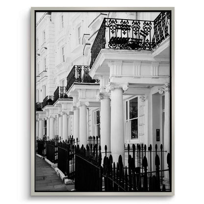 Classic London Townhouses - Canvas