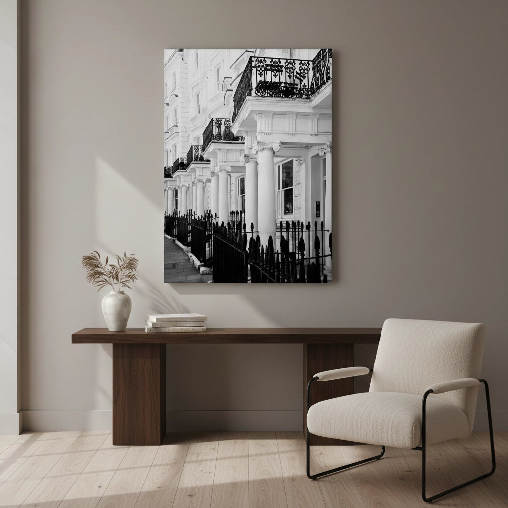 Classic London Townhouses - Canvas