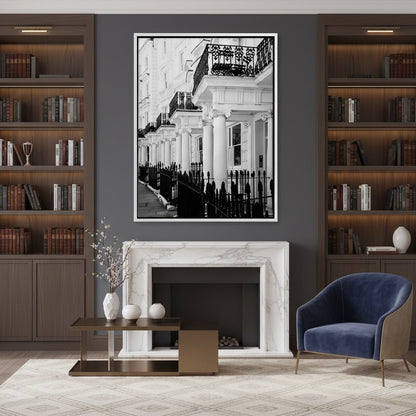 Classic London Townhouses - Canvas