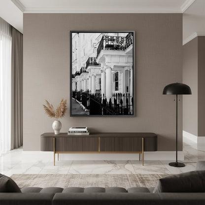Classic London Townhouses - Canvas