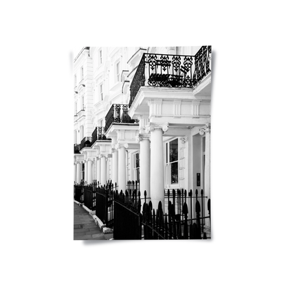 Classic London Townhouses - Poster