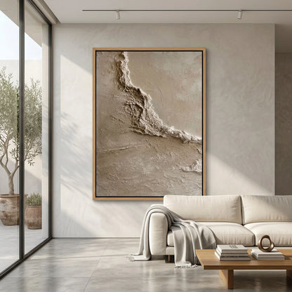 Minimalist White Coastal Art for Luxury Abu Dhabi Beach Houses