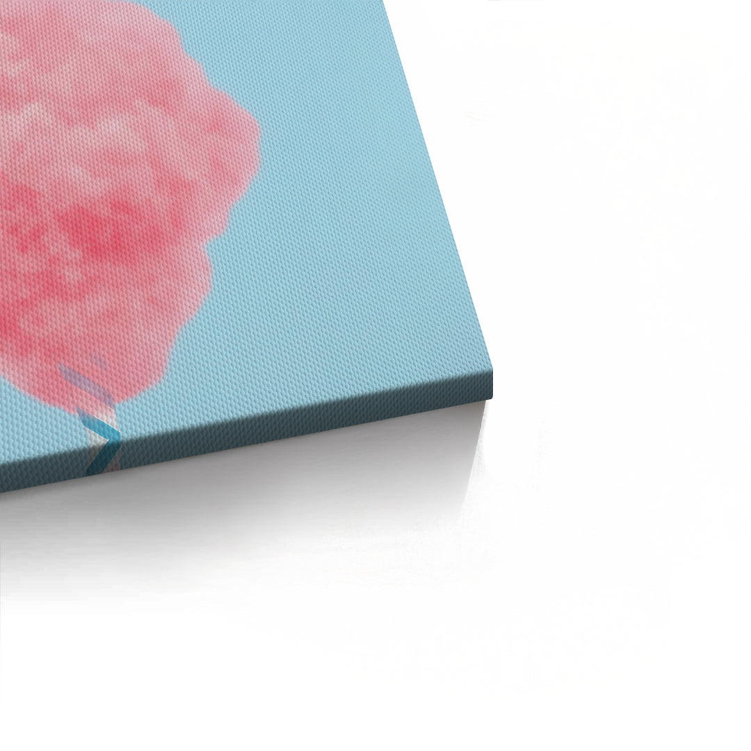 2Cockatoo Bird on Cotton Candy - Canvas