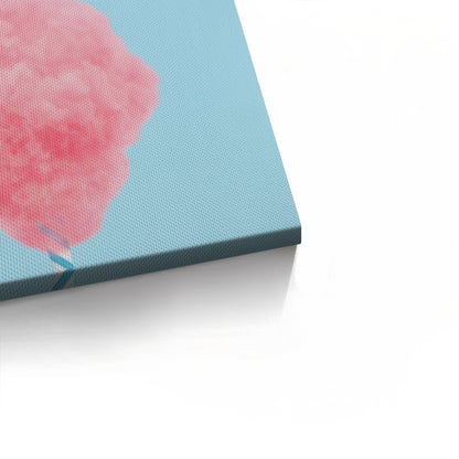 Cockatoo Bird on Cotton Candy - Canvas